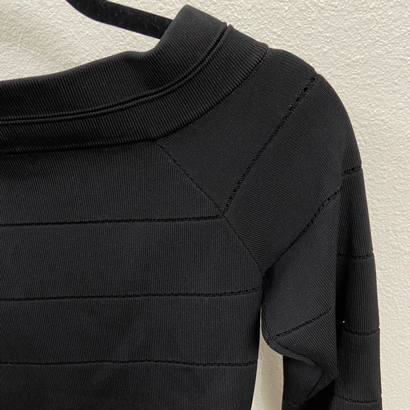 KAREN MILLEN, Pointelle Off-the-Shoulder Sweater - Picture 4 of 8